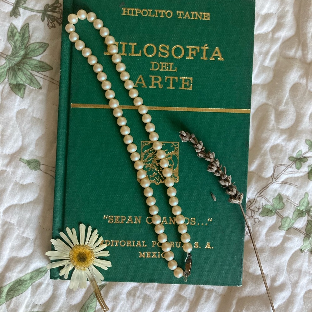 antique pearl choker necklace